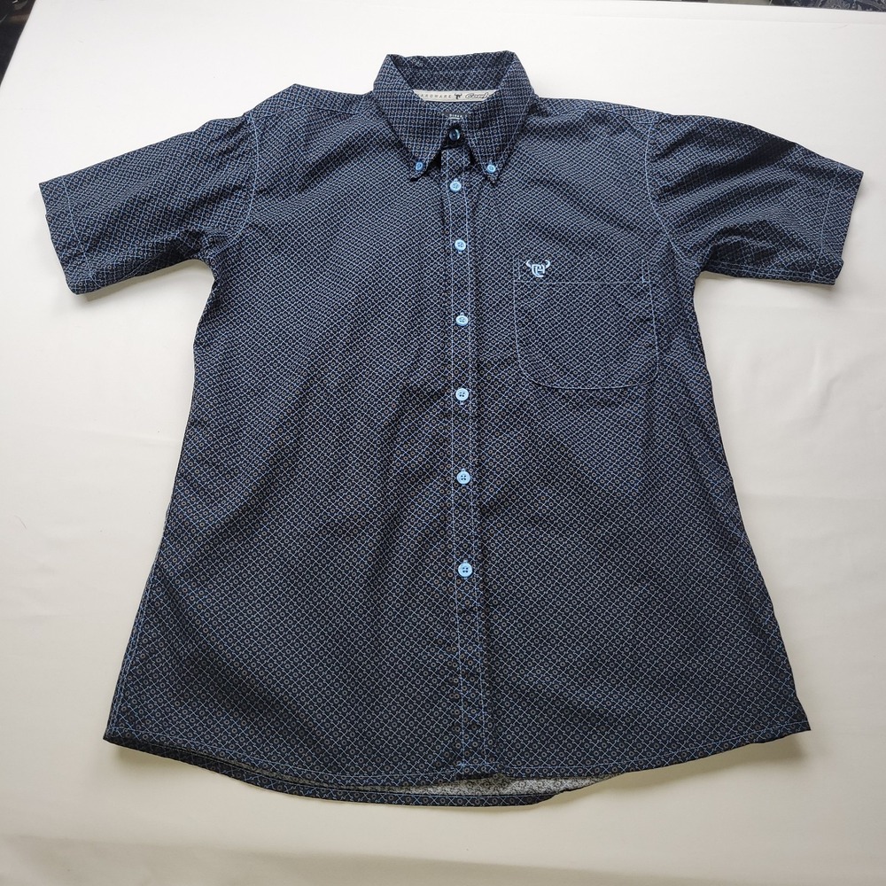 Cowboy Hardware Rodeo Western Button Down Shirt Men's Small